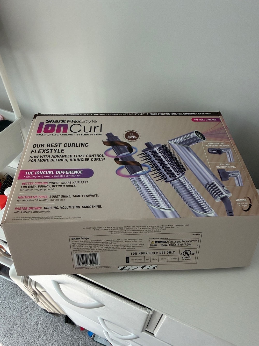 FlexStyle IonCurl Hair Styling Set in Silver